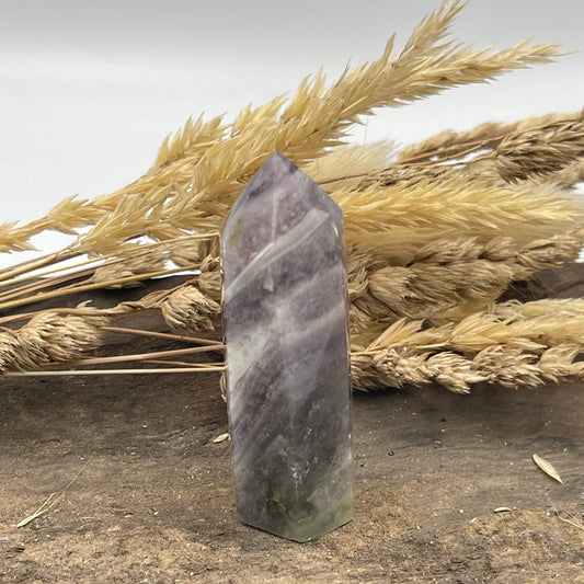 Rainbow Fluorite Point