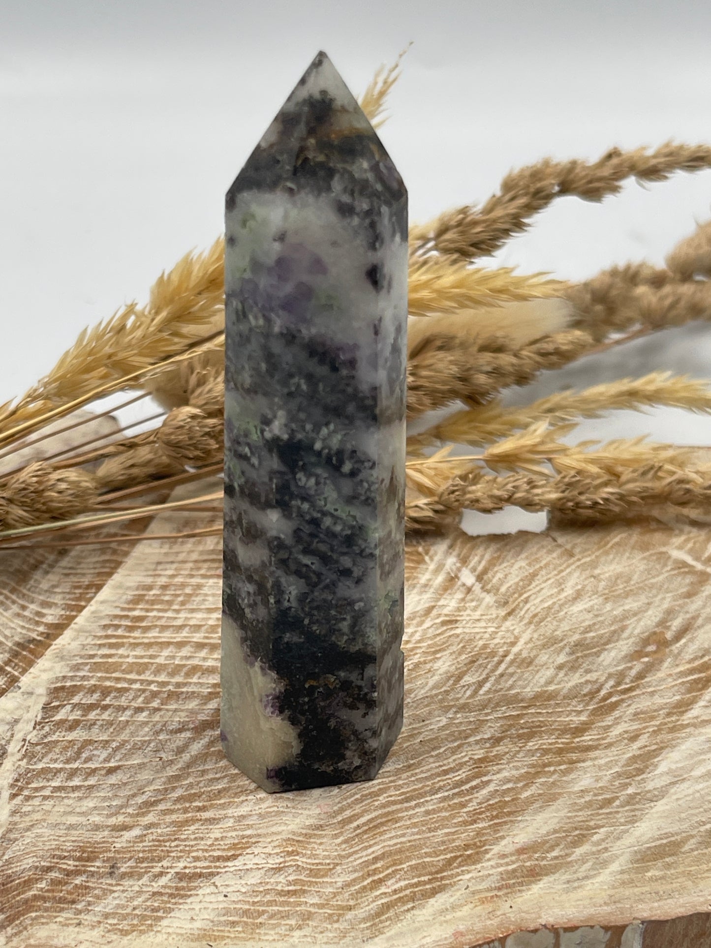 Purple Zebra Jasper Point