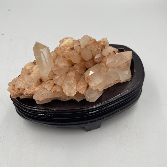 Clear Quartz Cluster On Stand