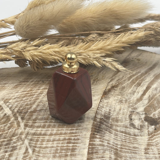 Red Jasper Perfume Bottle