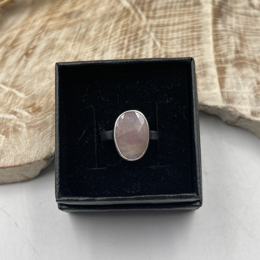 Multi Sapphire Sterling Silver Ring (Size 8)