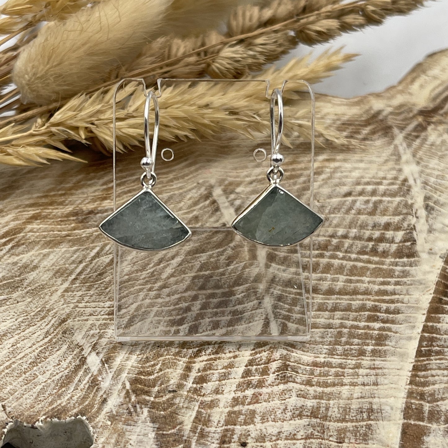 Aquamarine Sterling Silver Earrings