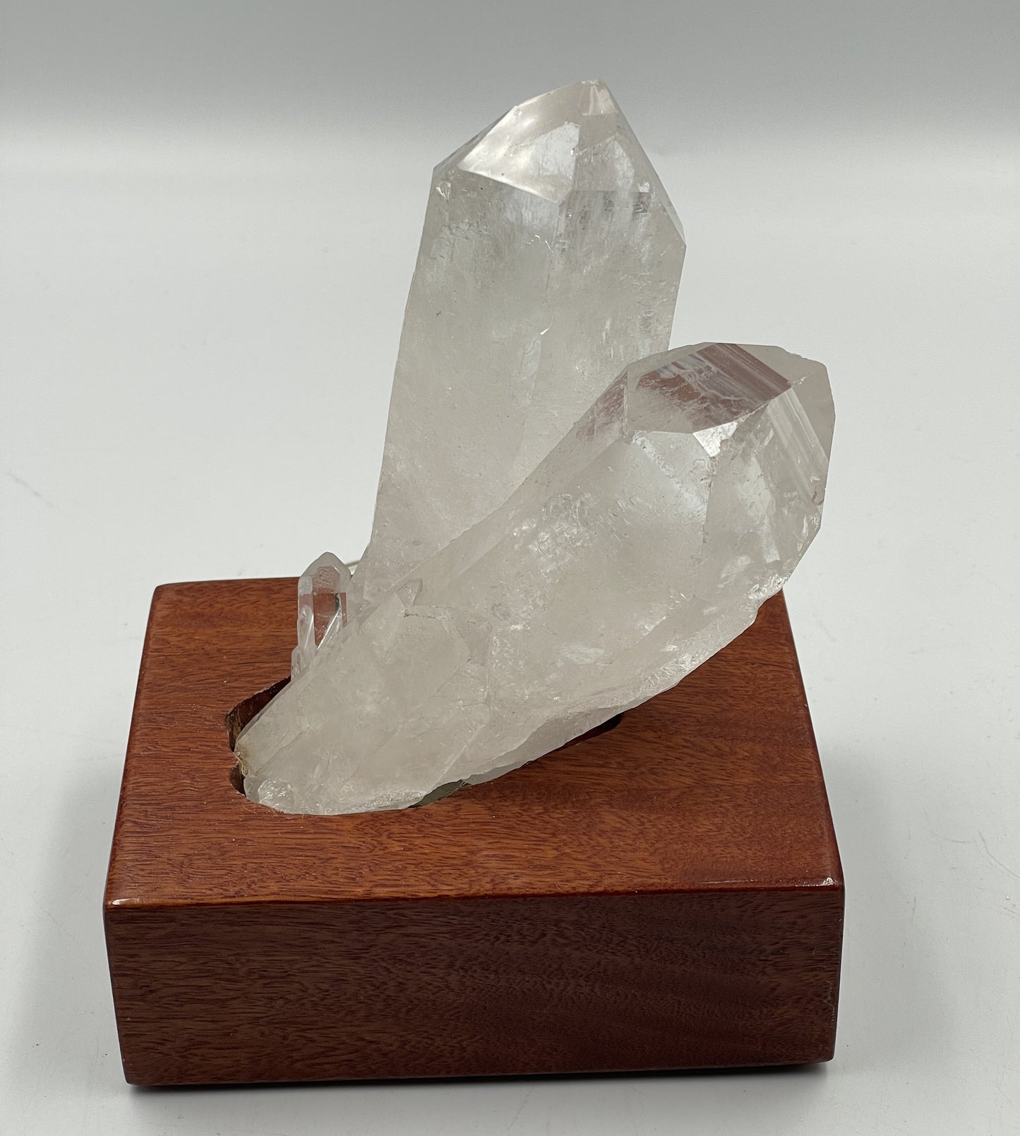 Clear Quartz Double Light Up Points