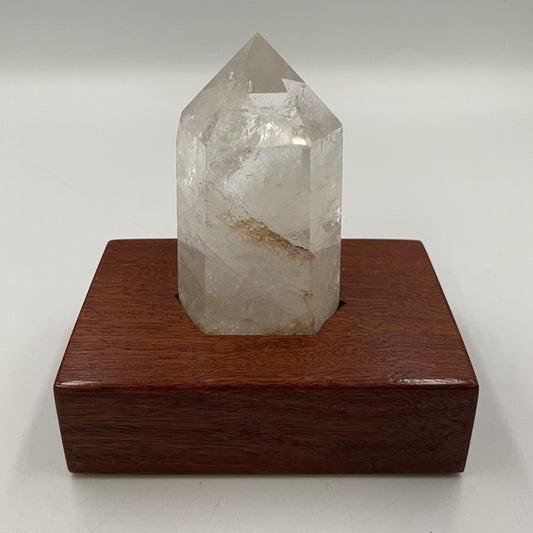 Raw Clear Quartz Light Up Point