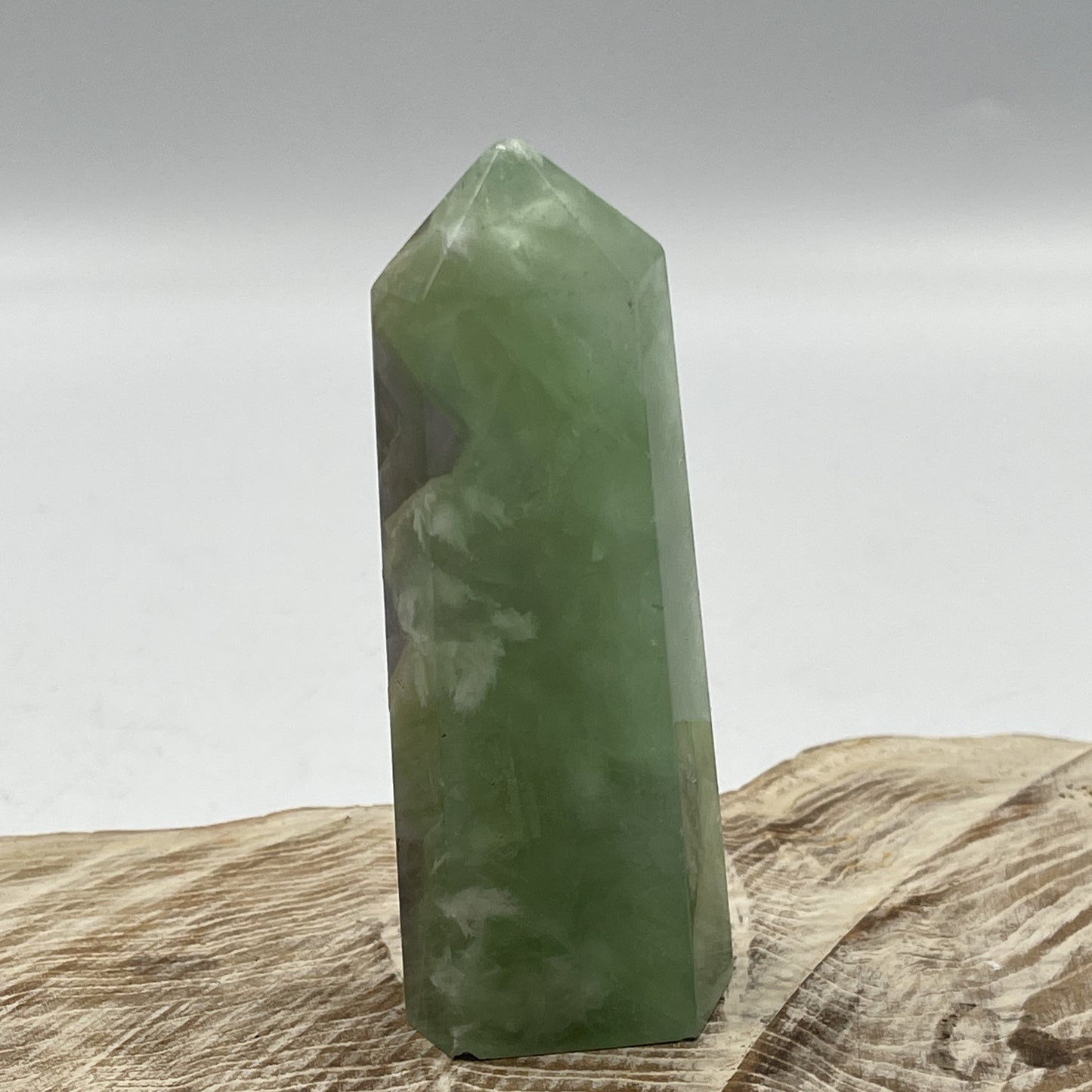 Snowflake Fluorite Point