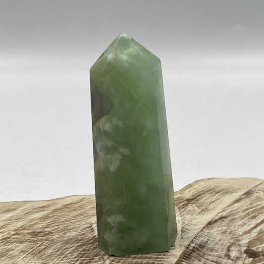 Snowflake Fluorite Point