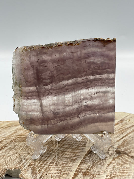 Rainbow Fluorite Slice