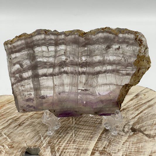 Rainbow Fluorite Slice