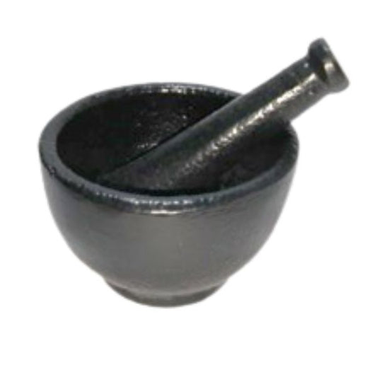 Aluminum Mortar and Pestle Black