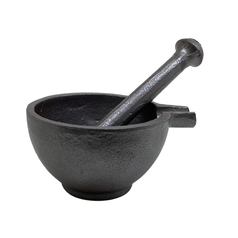 Silver or Black Aluminum Mortar & Pestle
