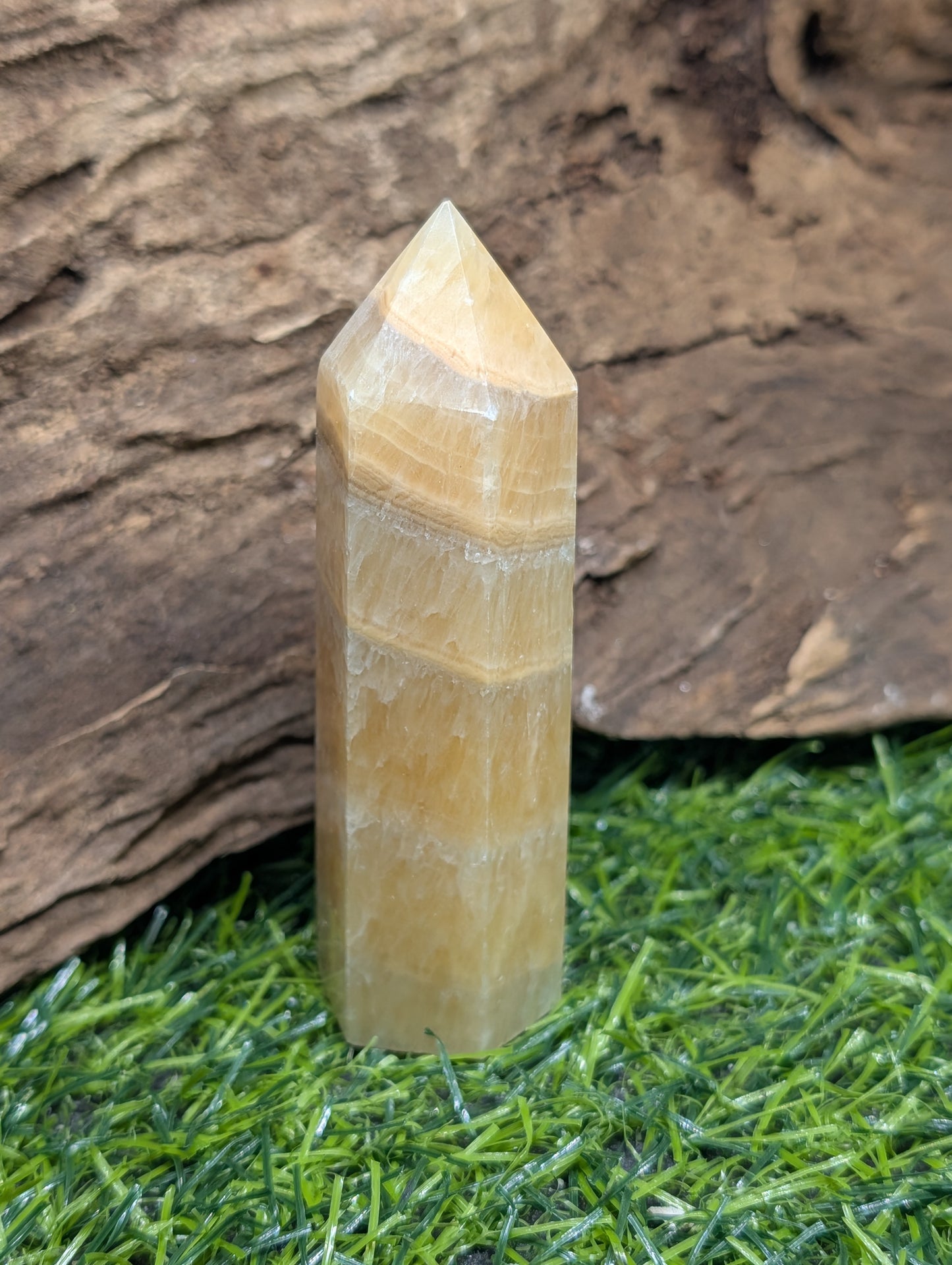 16 Orange Calcite Spheres & Points