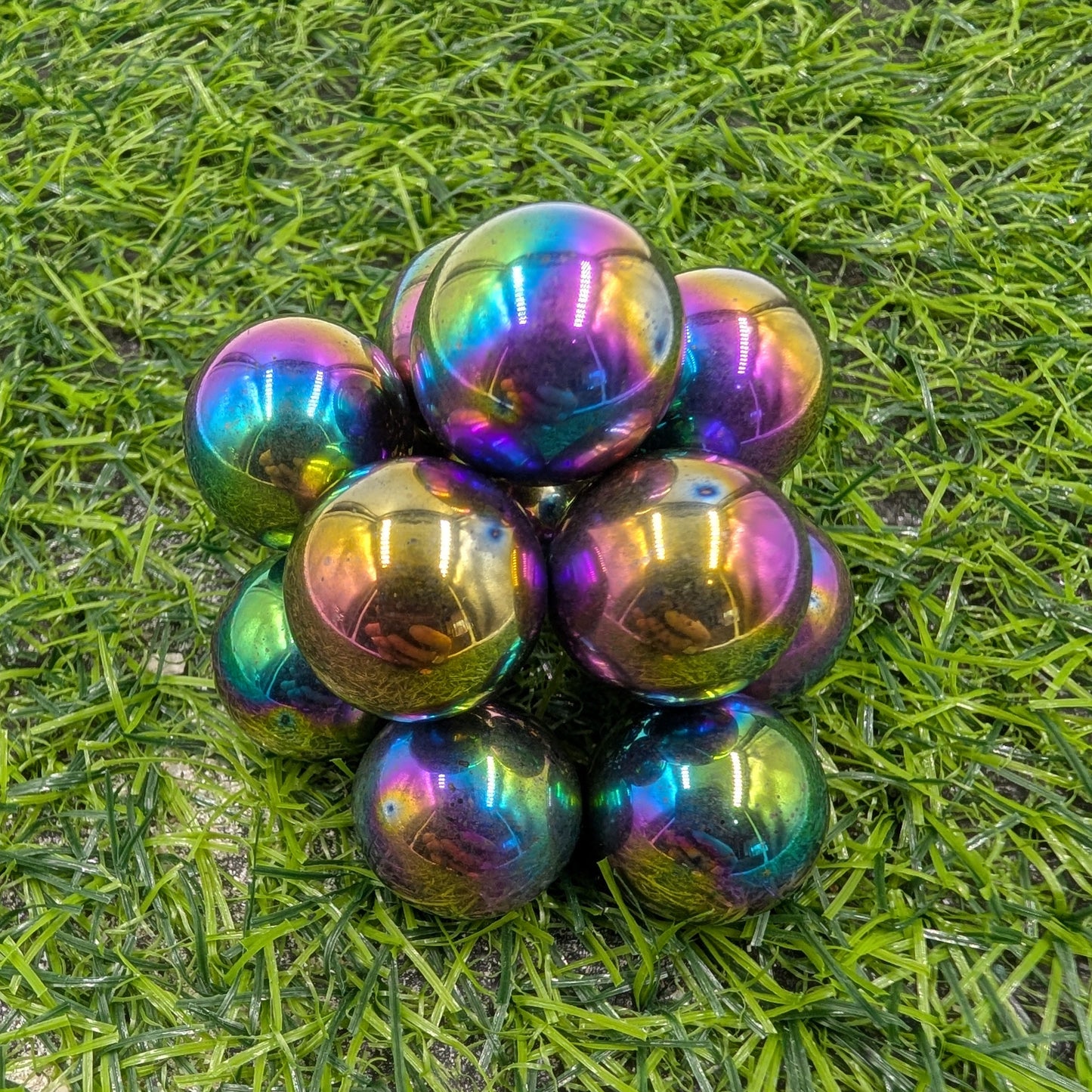 Rainbow Magnetic Hematite [Sphere]