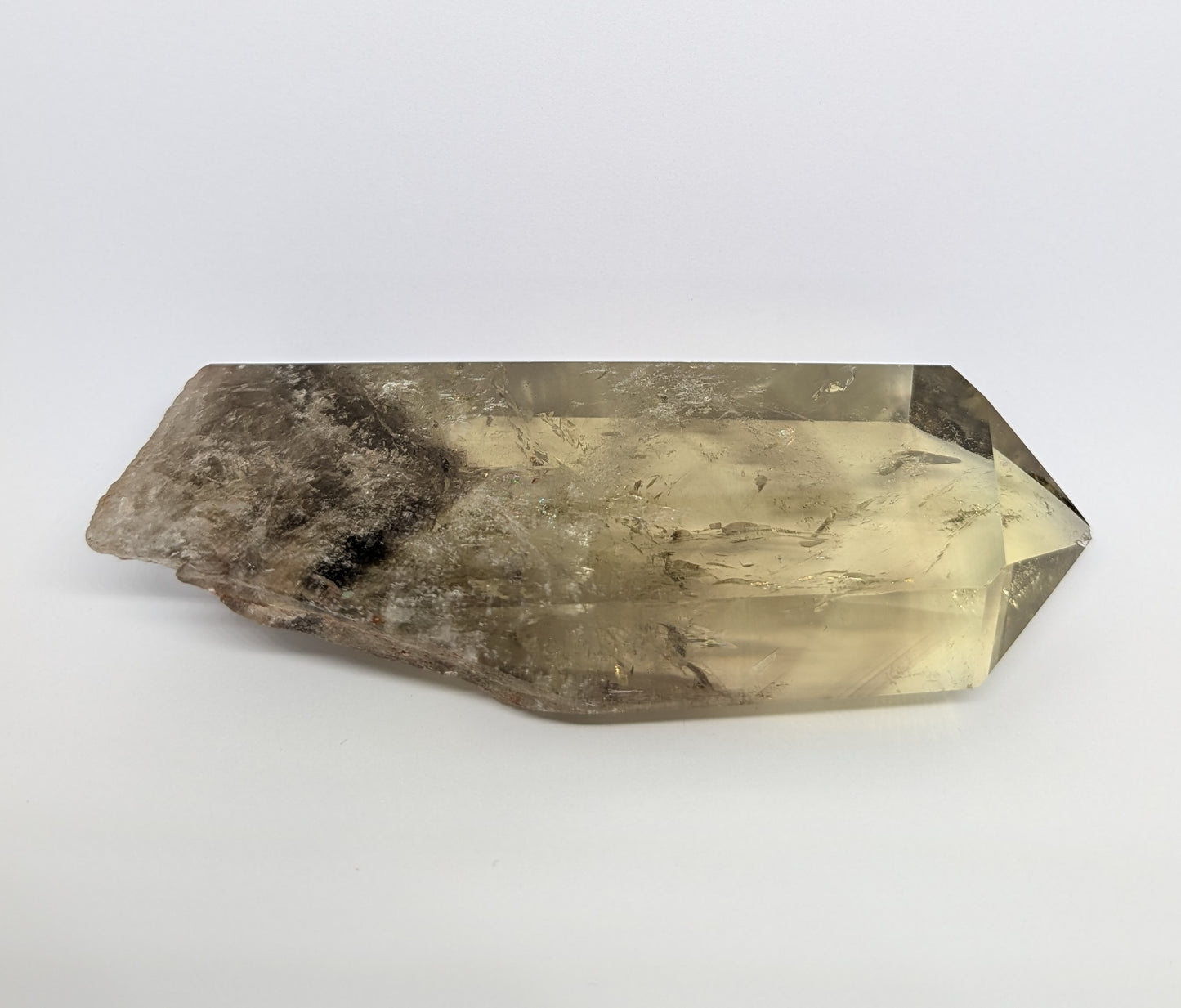 Smoky Citrine Point with Phantom