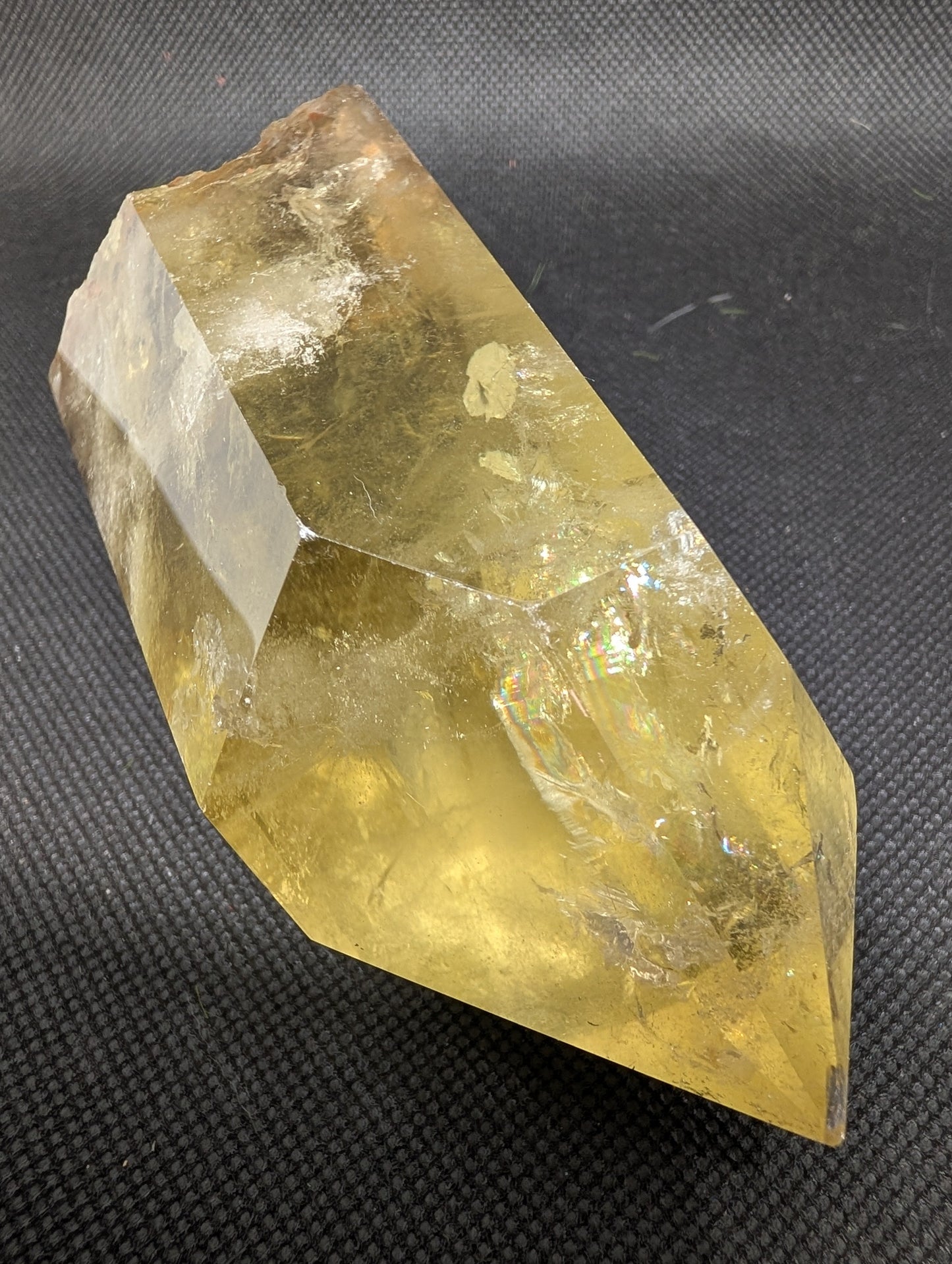 Smoky Citrine Point with Phantom
