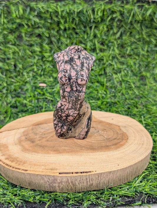 Rhodonite Figure
