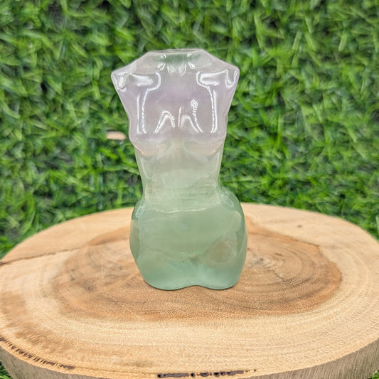 Rainbow Fluorite Figure