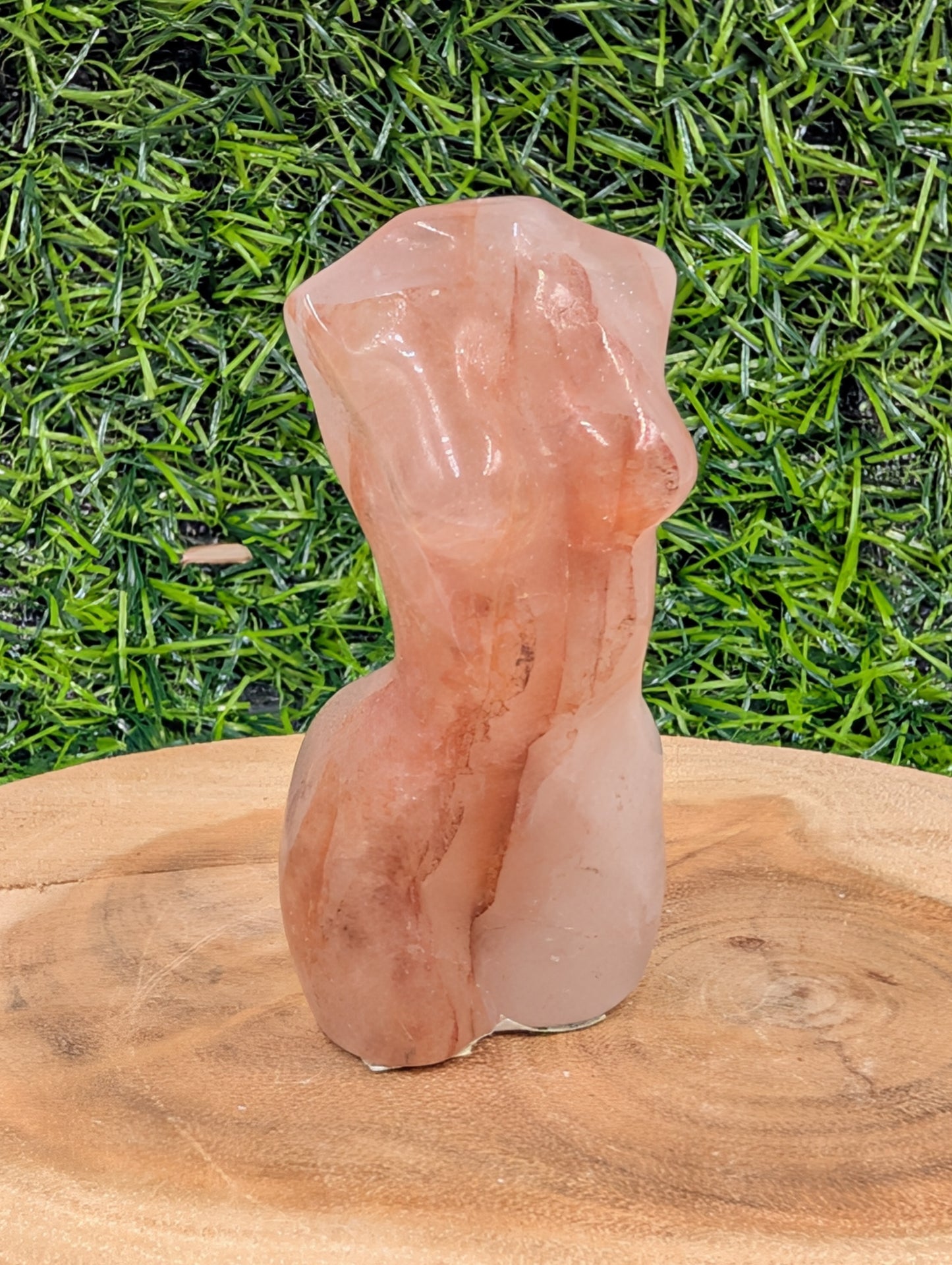 Strawberry Quartz Lady Figure