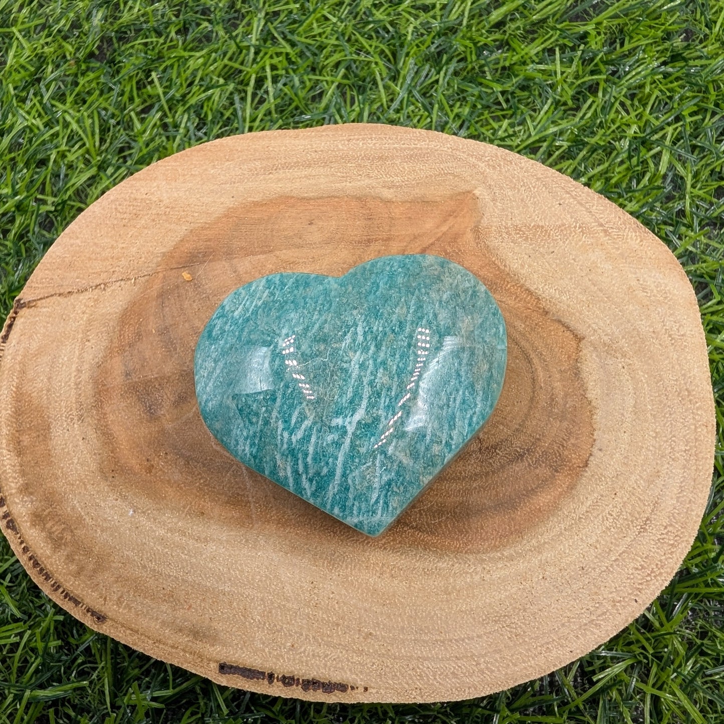 Amazonite Heart