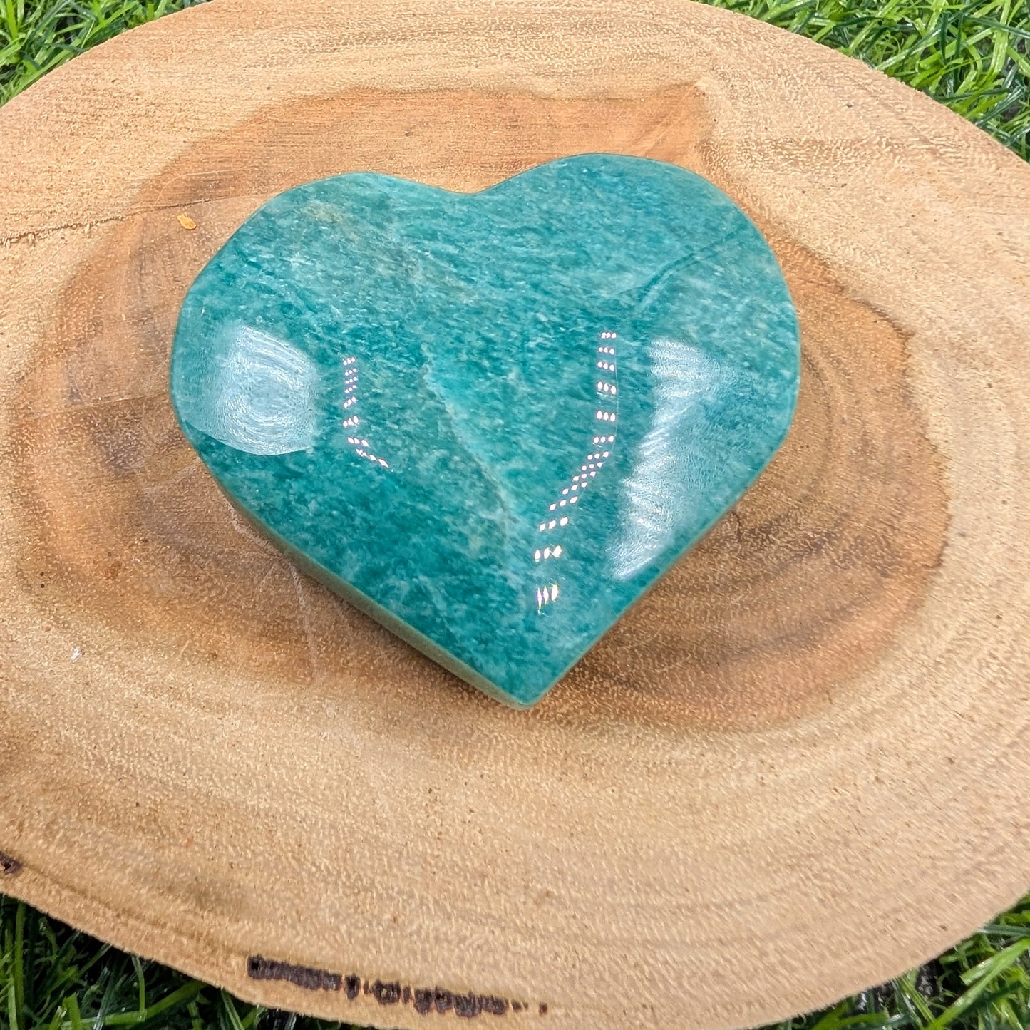 Amazonite Heart