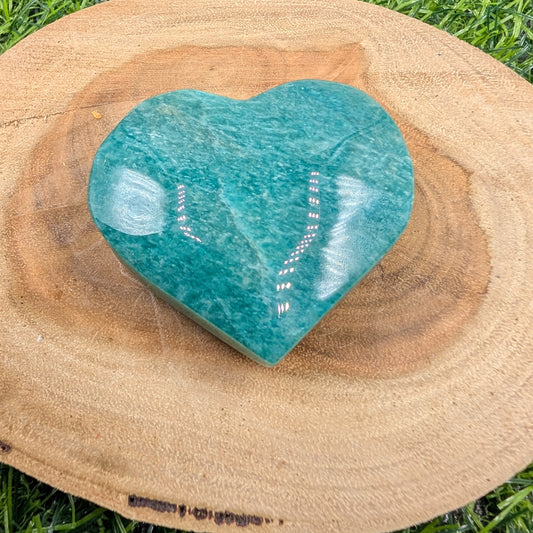 Amazonite Heart