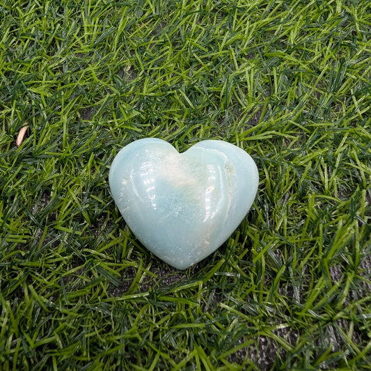 Caribbean Calcite Puffy Heart