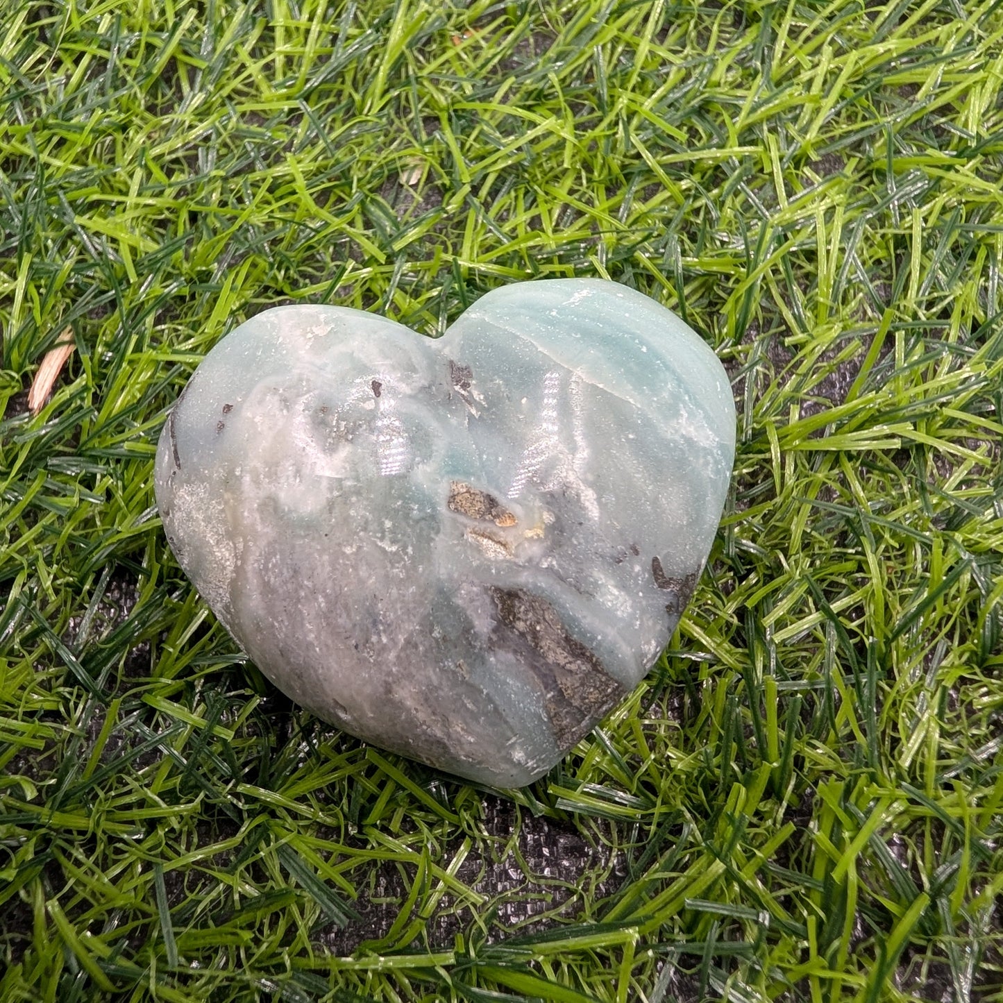 Caribbean Calcite Puffy Heart