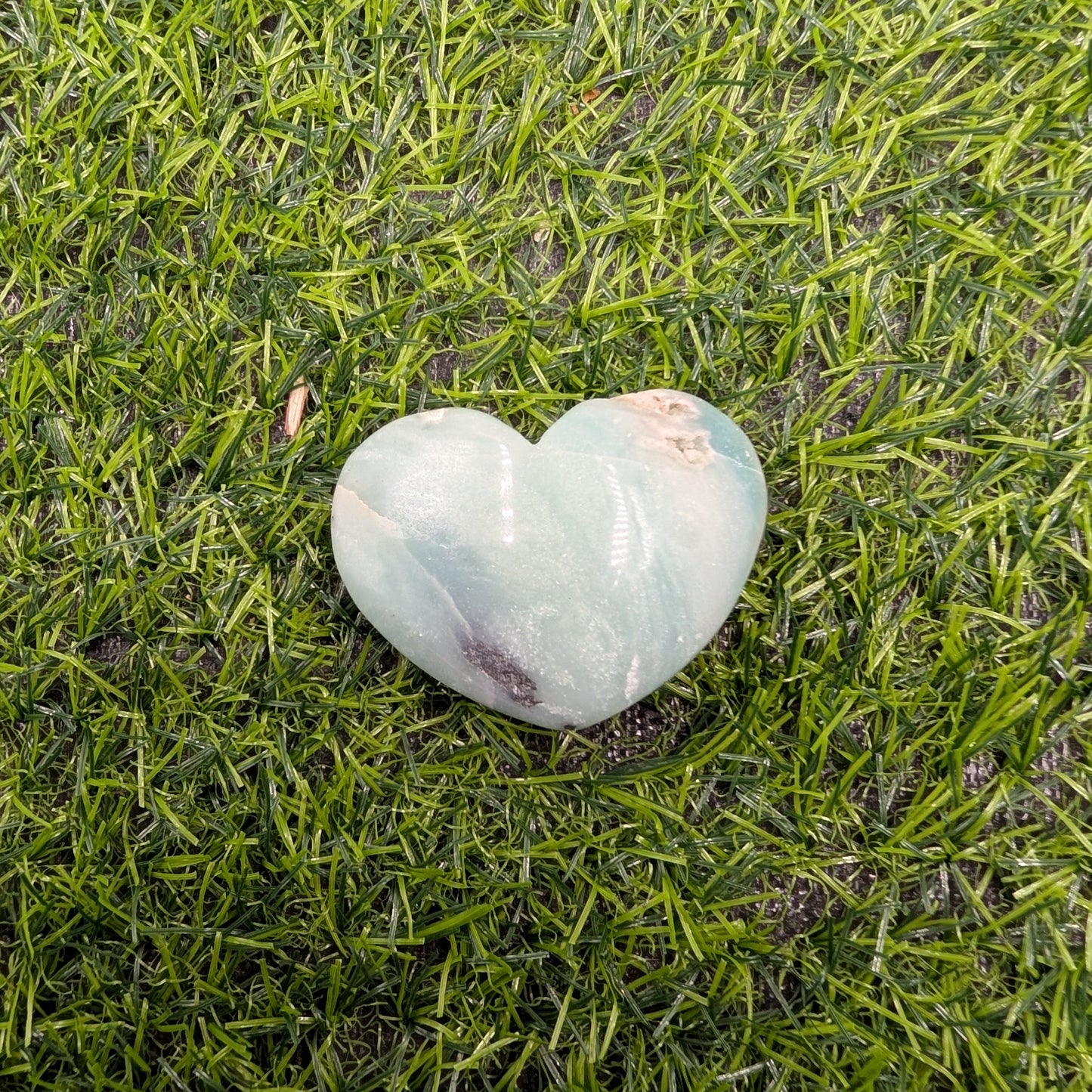 Caribbean Calcite Puffy Heart