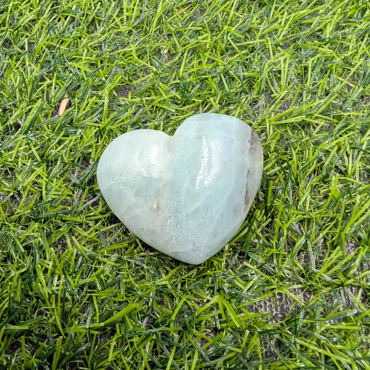 Caribbean Calcite Puffy Heart