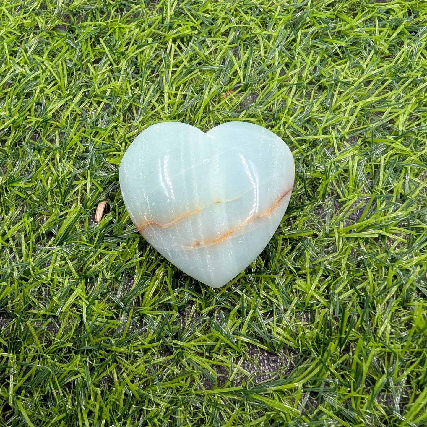 Caribbean Calcite Puffy Heart