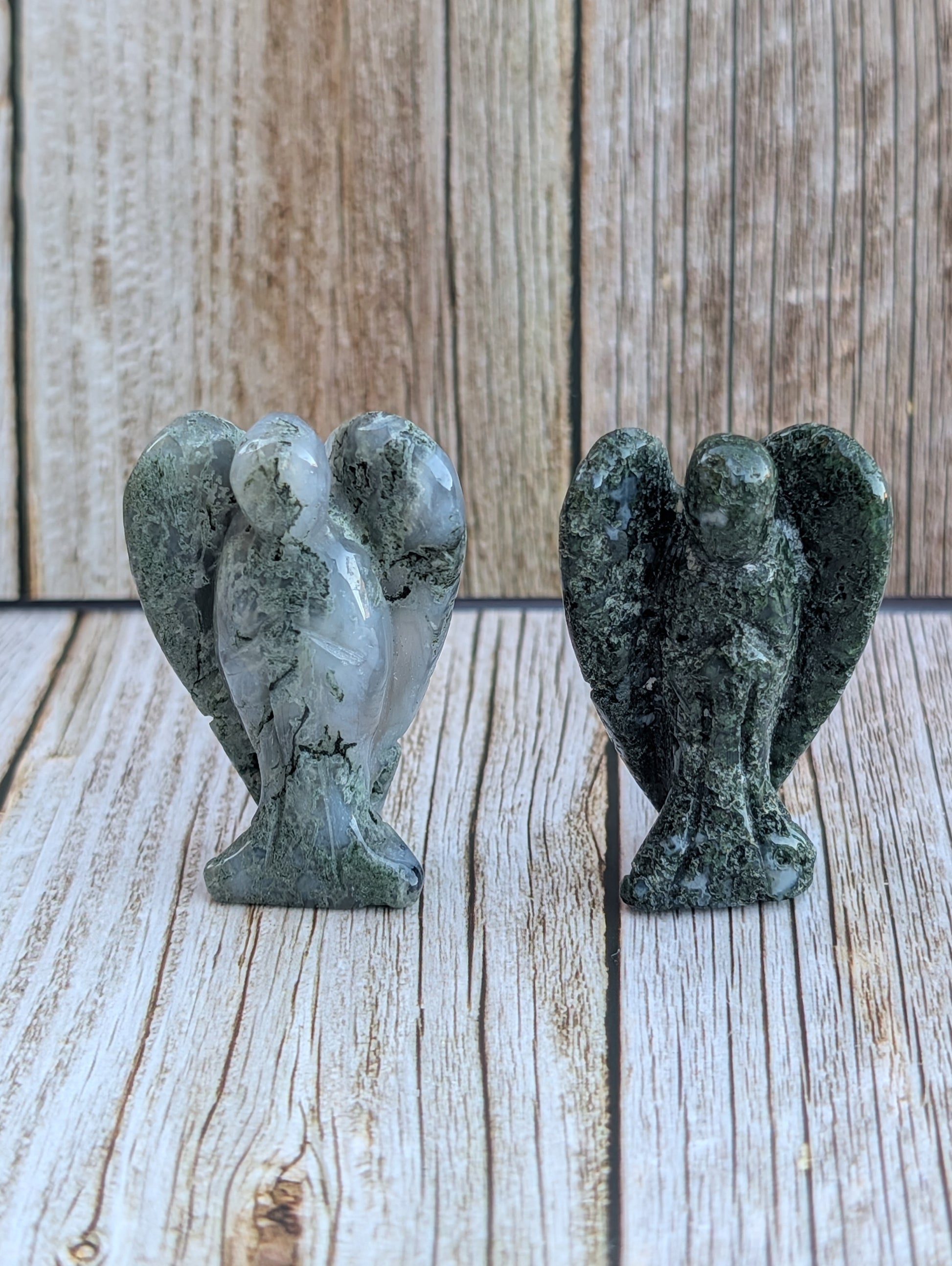 moss agate angel