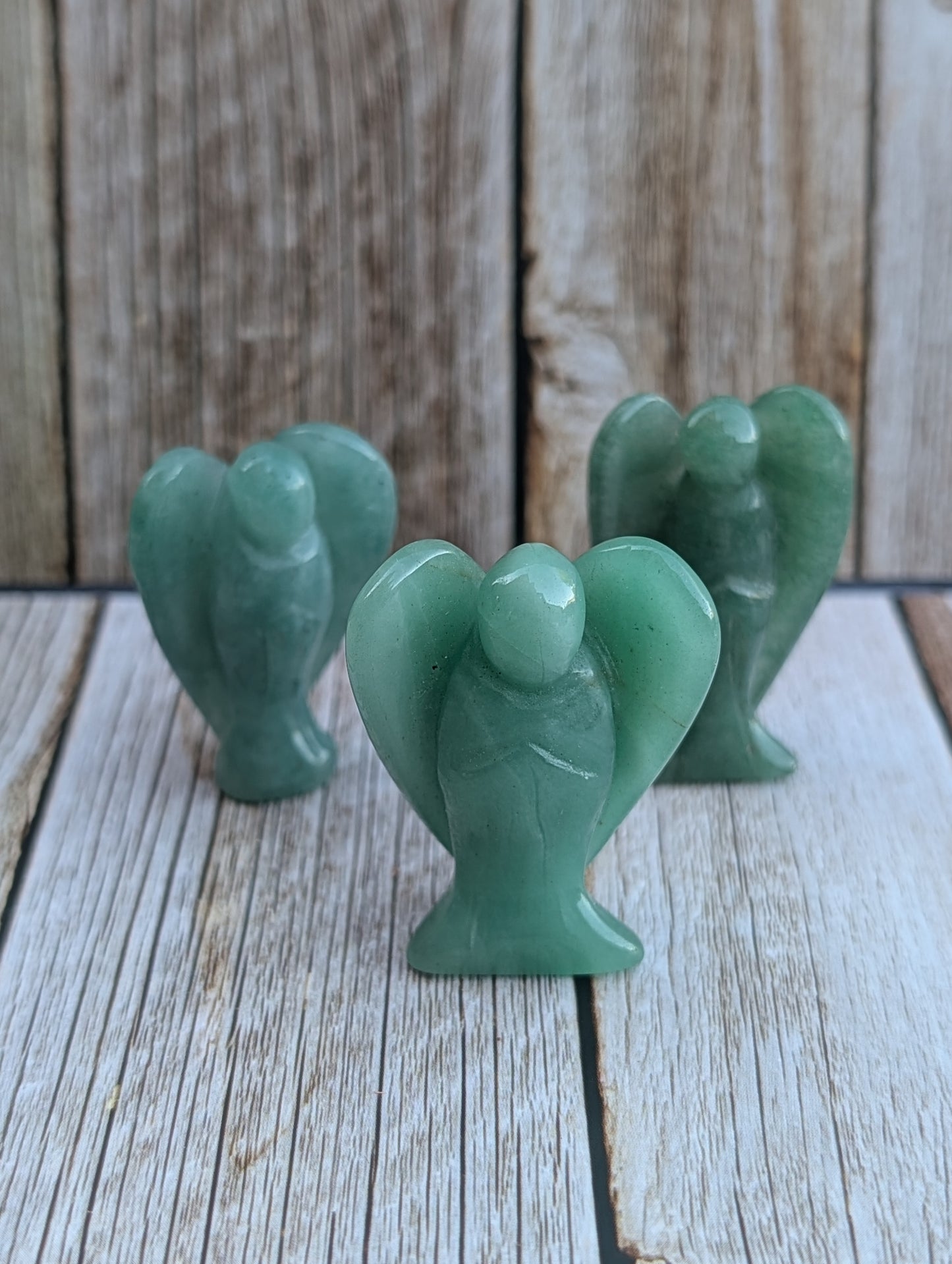 Green Aventurine Angels
