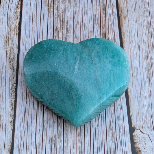 Amazonite Heart