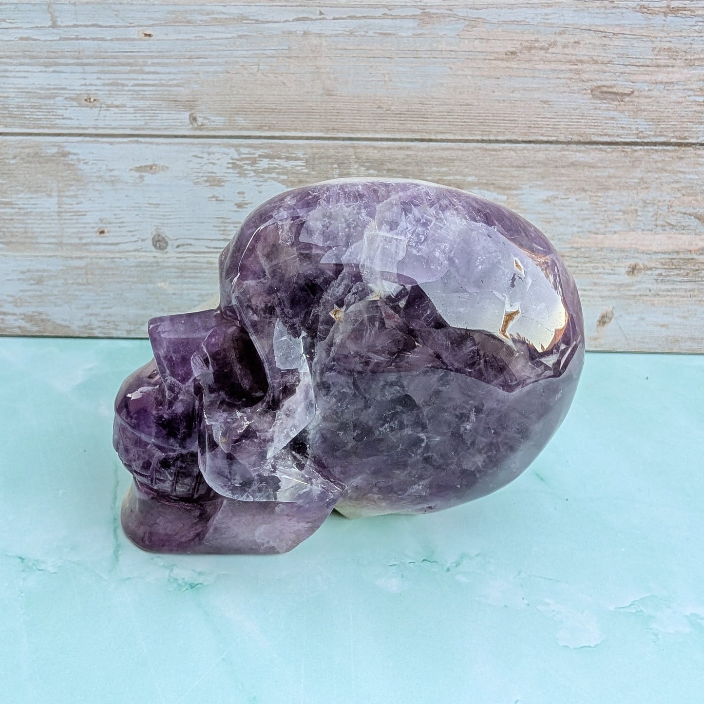 Amethyst Skull