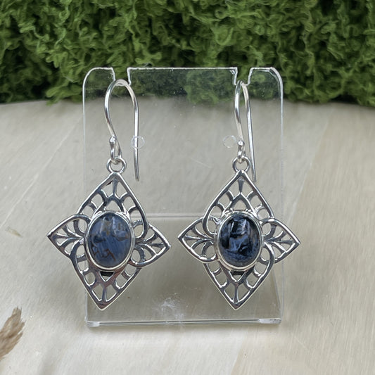Pietersite  Sterling Silver Earrings