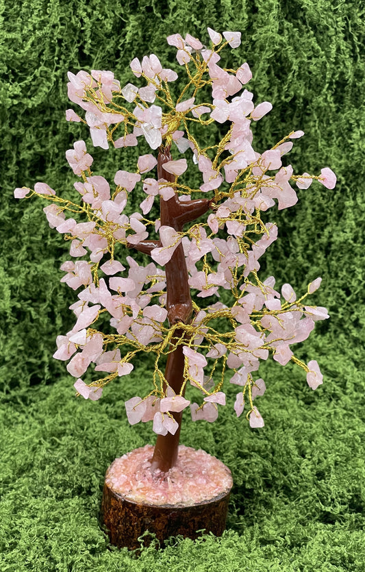 Rose Quartz Crystal Tree