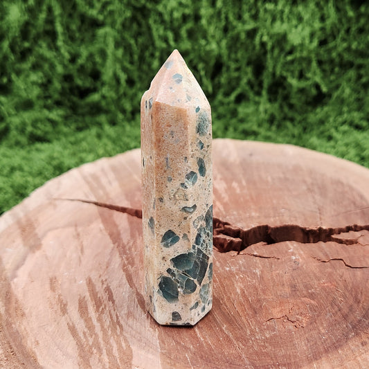 Sunstone Blue Apatite Point