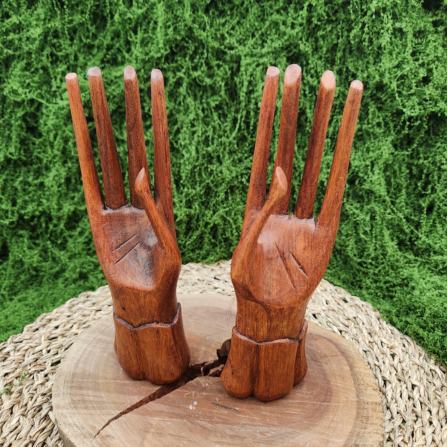 Wooden Hand Sculpture