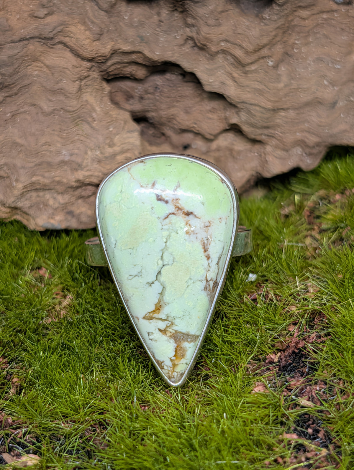 Chrysoprase Sterling Silver Rings