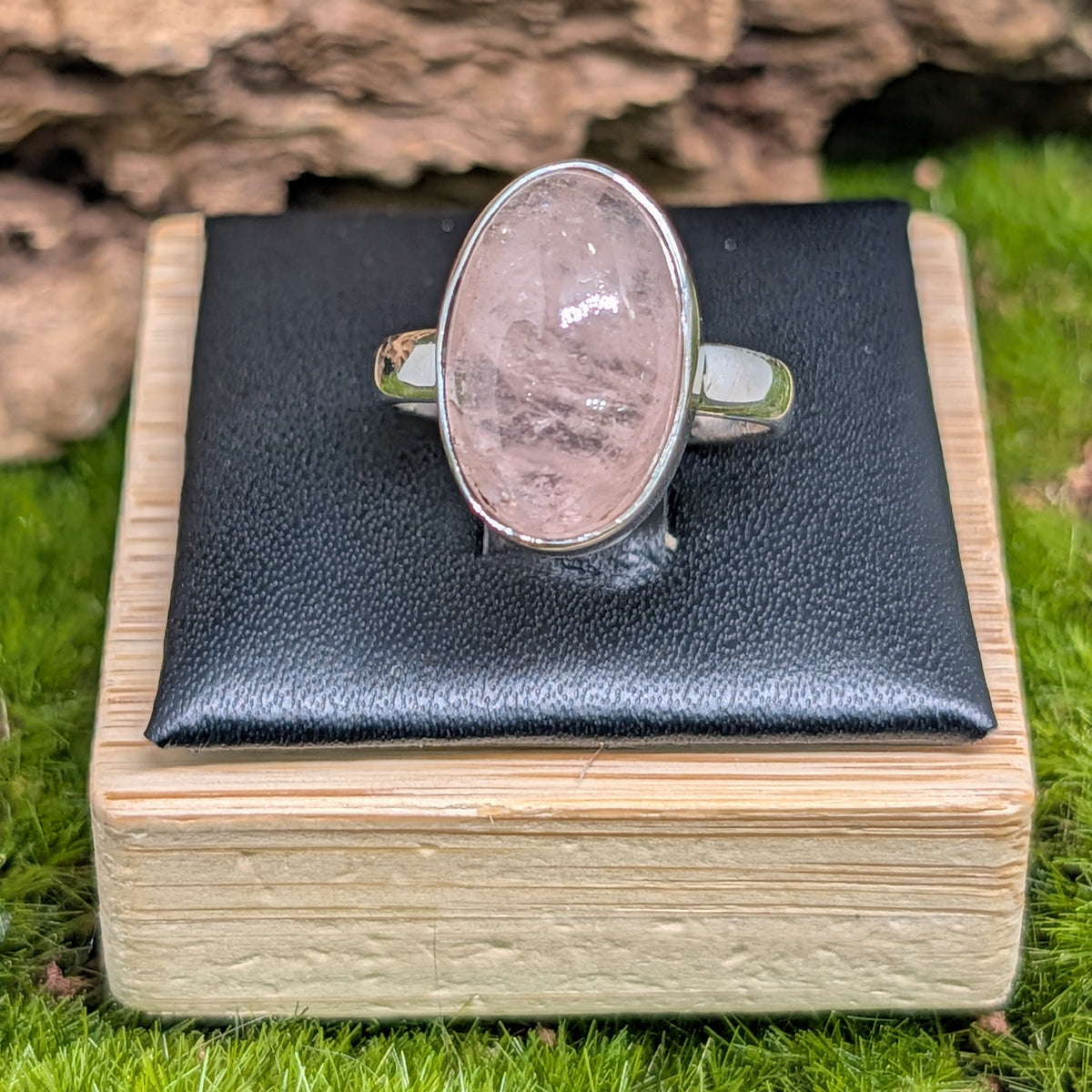Morganite Sterling Silver Rings