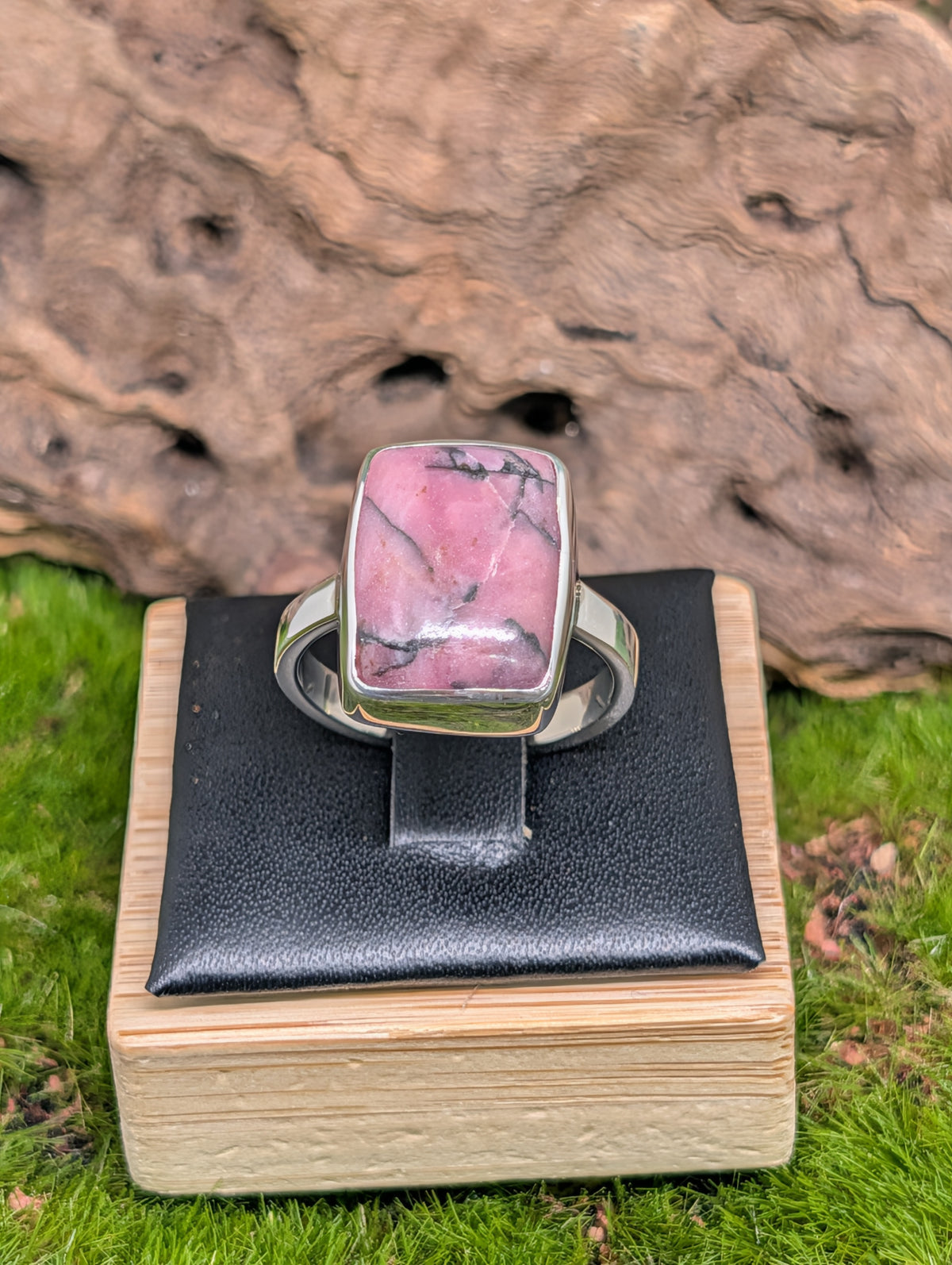 Rhodonite Sterling Silver Rings