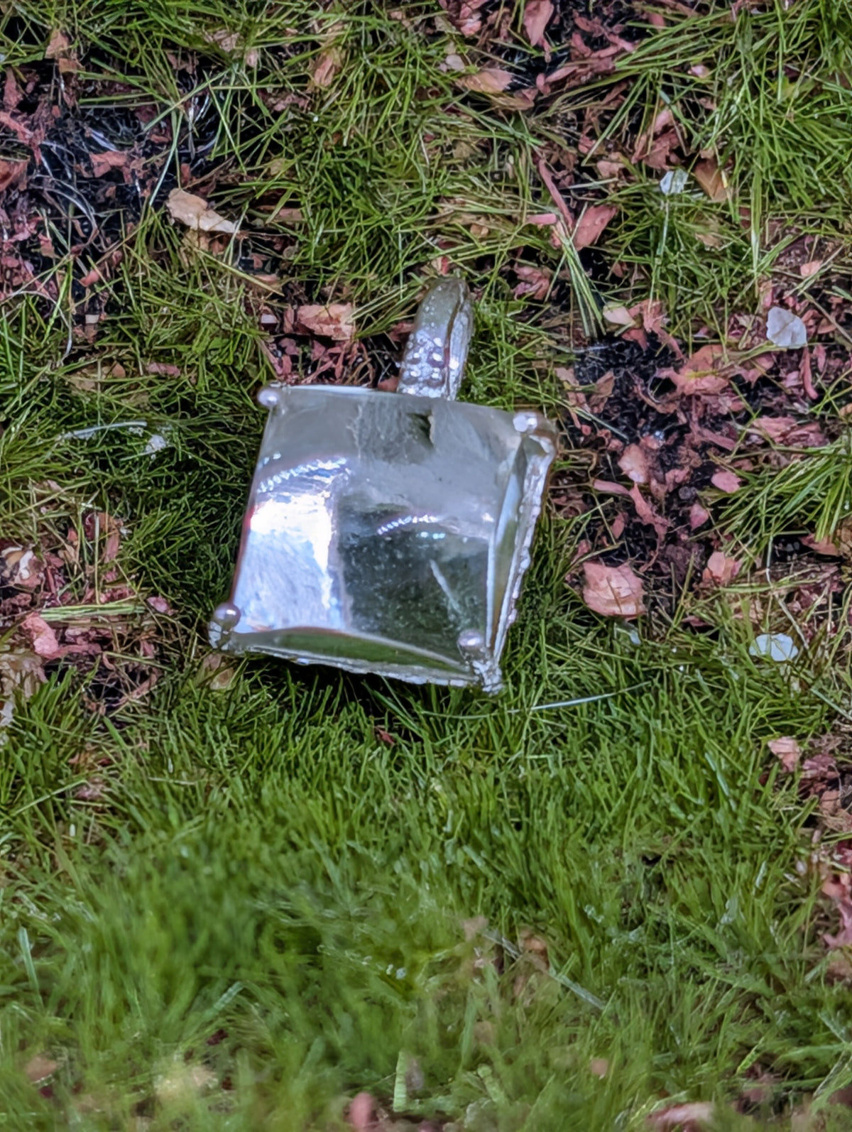 Aquamarine Sterling Silver Pendant