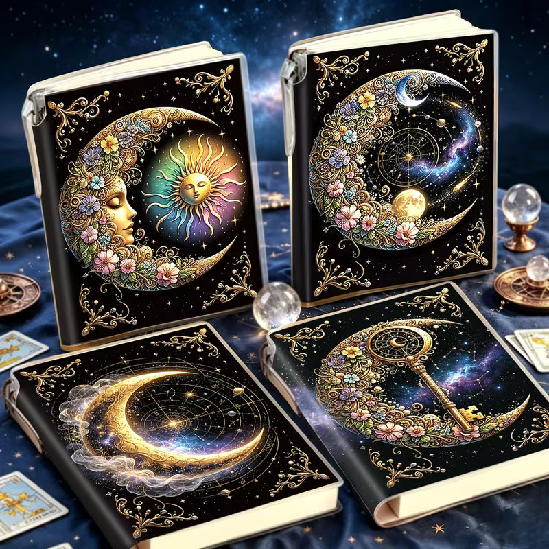 Vintage Mystical Astrology Magic Style Notebook & Pen