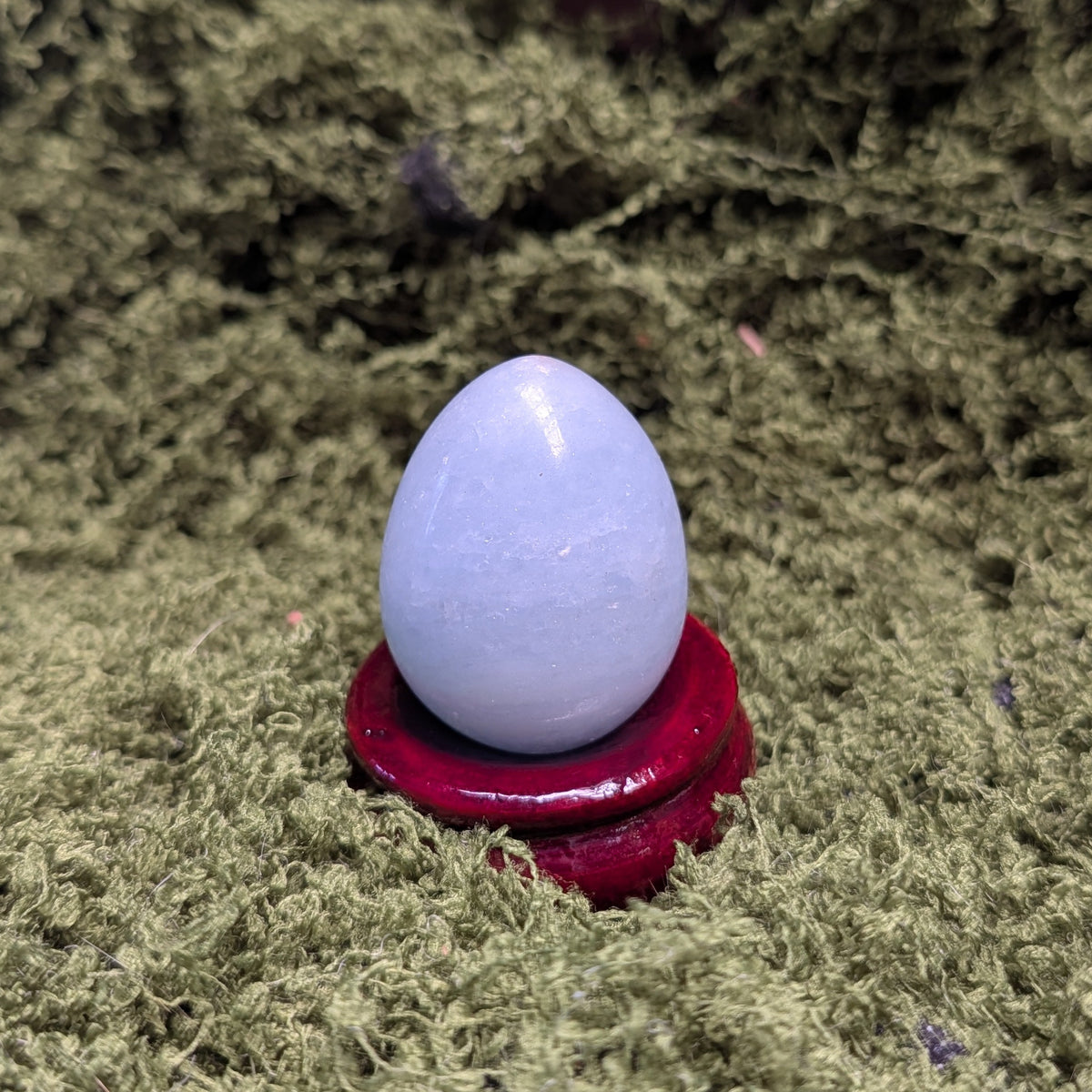Blue Calcite Egg