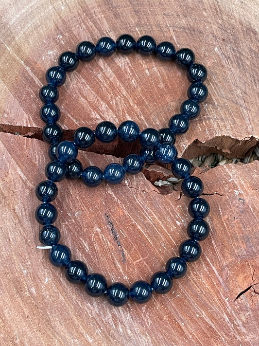 Blue Black Obsidian Bracelets