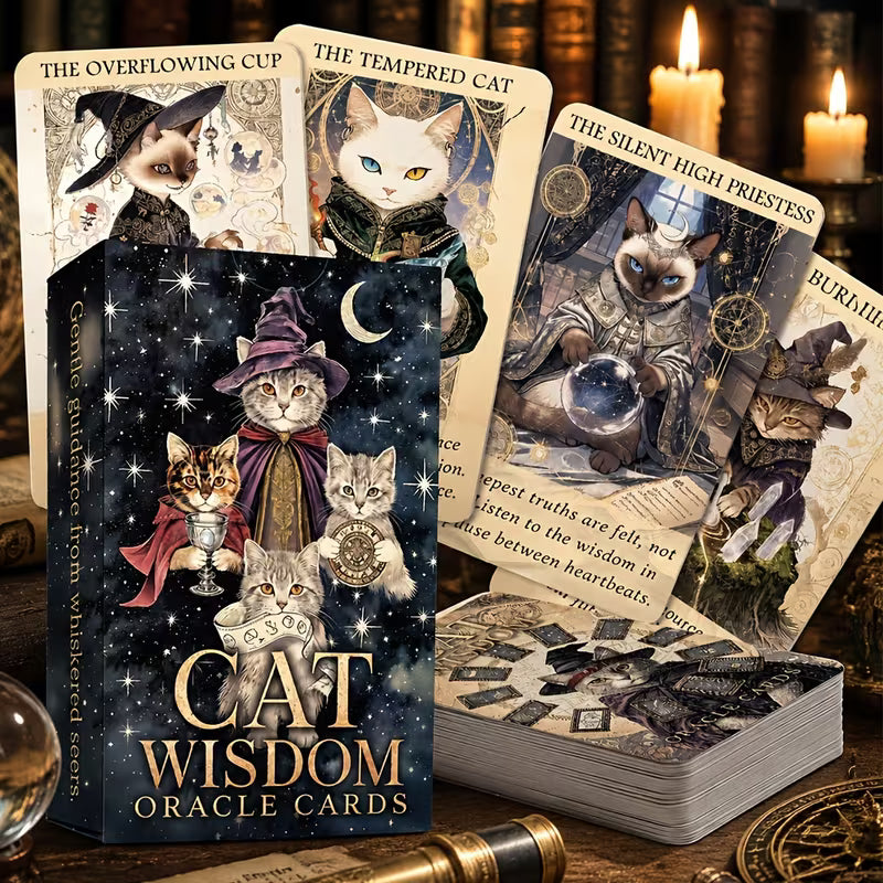 Cat Wisdom Oracle Cards