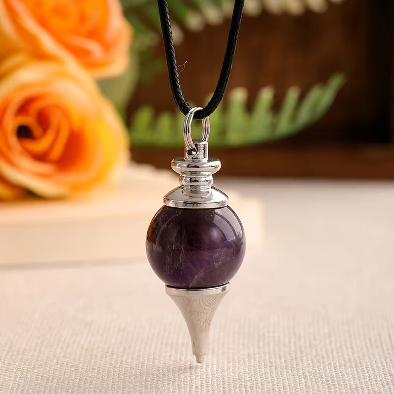Assorted Crystal and Metal Pendulums