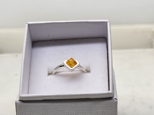 Citrine Sterling Silver Ring