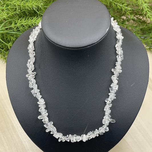 Clear Quartz Chip Necklace