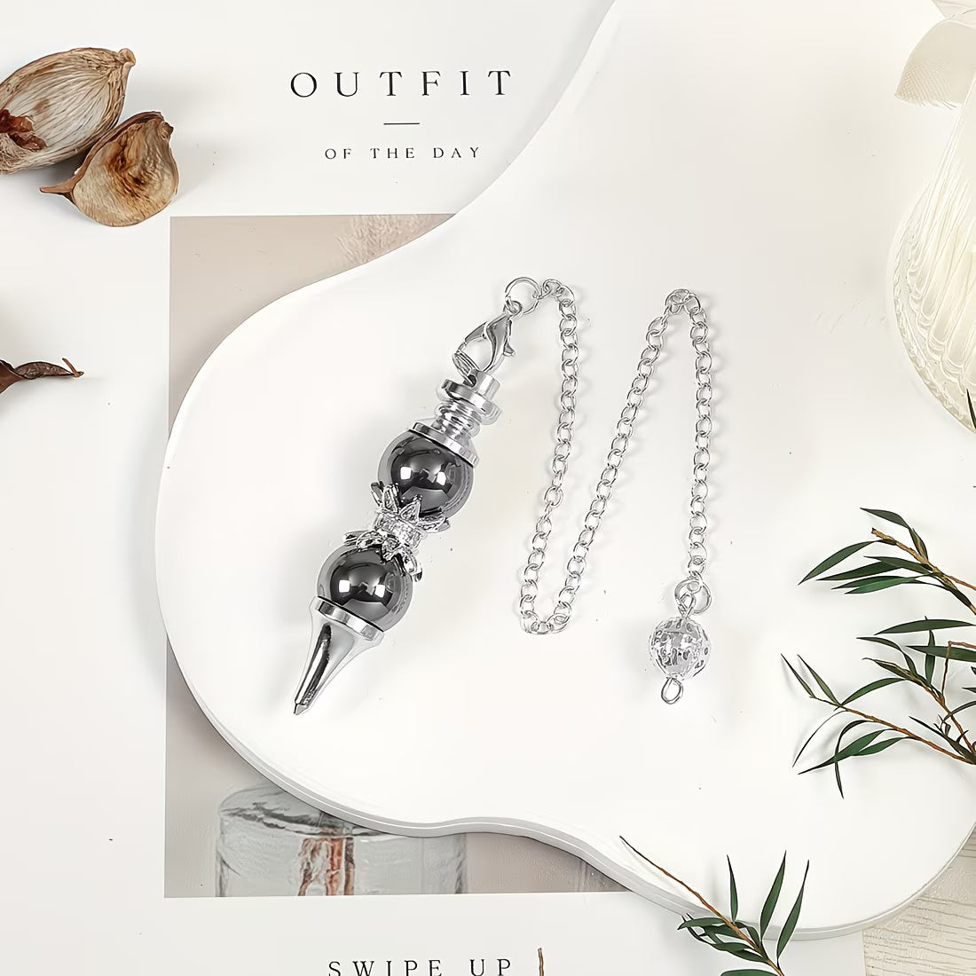 Assorted Crystal and Metal Pendulums