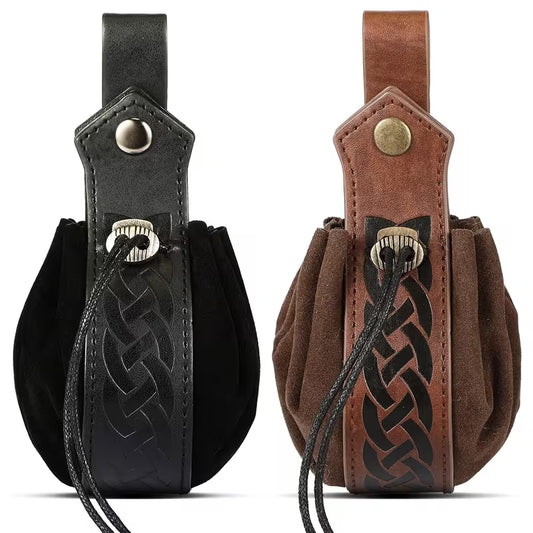 Synthetic Leather Pouch Compatible with Dice Bag, Lightweight Portable Coin Purse